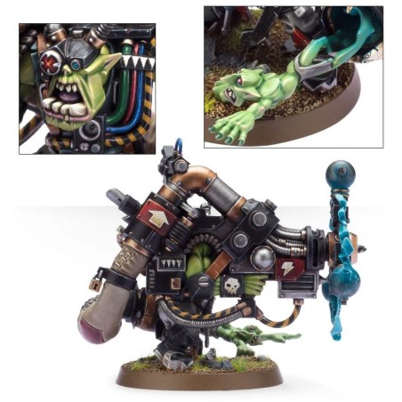 Orks: Big Mek Ork avec Kanon Shokk