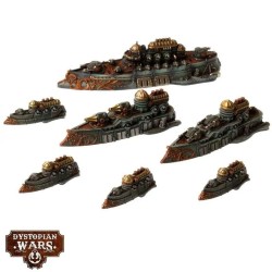 Dystopian wars: oriflamme battlefleet set