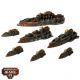 Dystopian wars: oriflamme battlefleet set