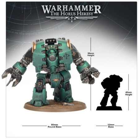 The Horus heresy: leviathan dreadnought with claws/drills