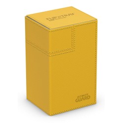 Deck Box: boite pour carte Flip'n'Tray 80+ taille standard XenoSkin ambre