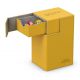 Deck Box: boite pour carte Flip'n'Tray 80+ taille standard XenoSkin ambre