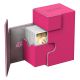 Deck Box: boite pour carte Flip'n'Tray 80+ taille standard XenoSkin rose