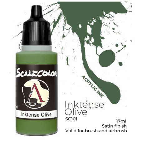 Scalecolor: Inktense Olive