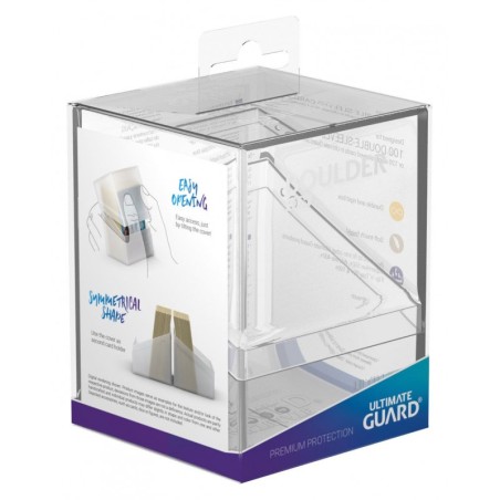 Deck Box:Boulder Deck 100+ taille Standard Transparente 