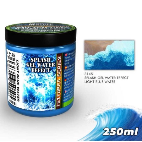 Flocage: Gel à Effet d'Eau Vert Clair