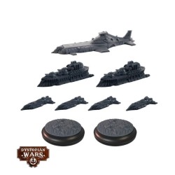 Dystopian Wars: Protecteur Battlefleet Set