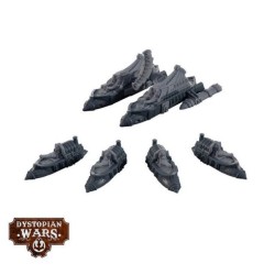 Dystopian Wars: Retaj Battlefleet Set