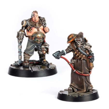 Necromunda Fw: Brute Handler and Chem Dealer