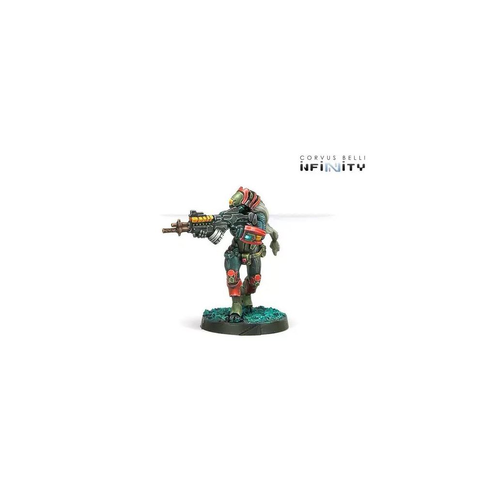 thumbnail image 2 of Corvus Belli Infinity Miniatures Game: Combined Army - Morat Fireteam Pack 2 of 6