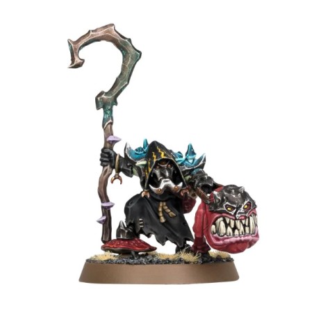 Gloomspite Gitz: Bossquig avec Bruxo-Squig