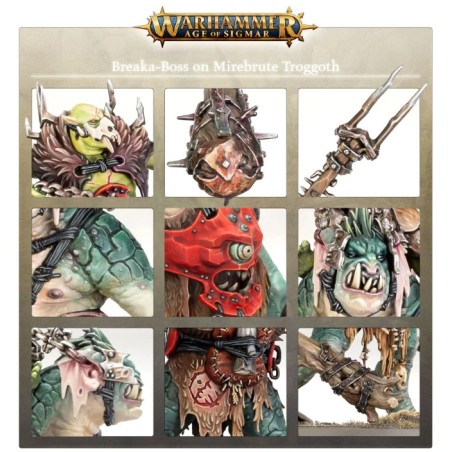 Orruk Warclans: Boss Bestiaire sur Troggoth Fangebrute