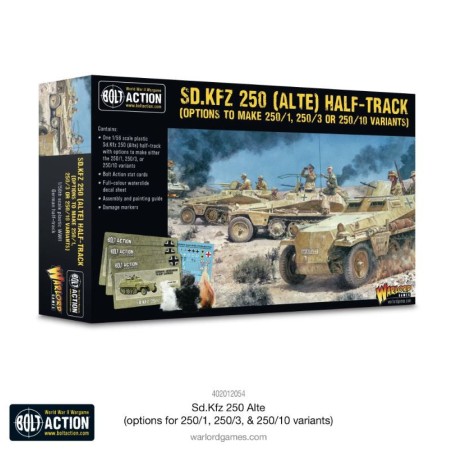 Bolt Action: Sd.KFZ 250 (Alte) Half-Track (250/1, 250/3, 250/10)