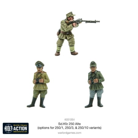 Bolt Action: Sd.KFZ 250 (Alte) Half-Track (250/1, 250/3, 250/10)