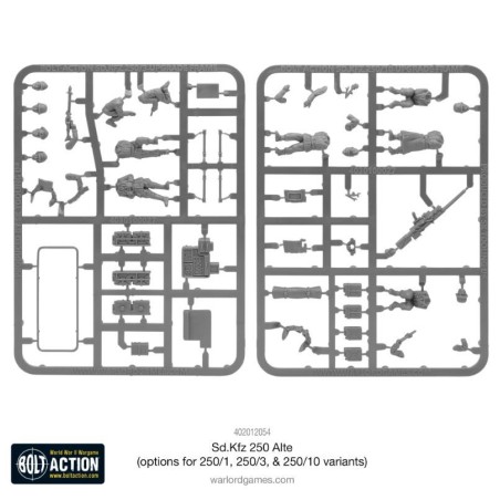 Bolt Action: Sd.KFZ 250 (Alte) Half-Track (250/1, 250/3, 250/10)