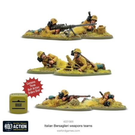 Bolt Action: Italian Bersaglieri Weapons Teams