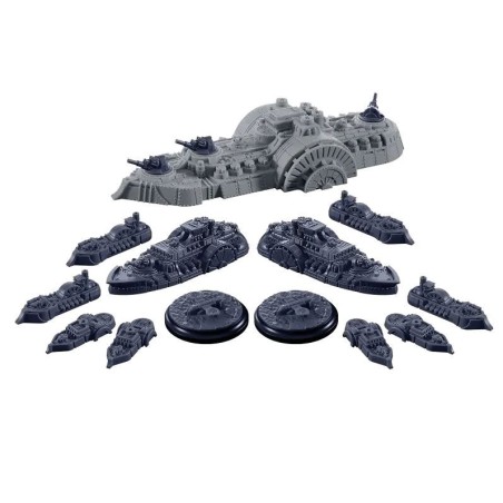 Dystopian Wars: Columbia Battlefleet Set