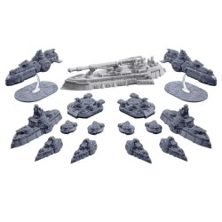 Dystopian Wars: Rikhter Battlefleet Set