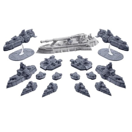 Dystopian Wars: Rikhter Battlefleet Set