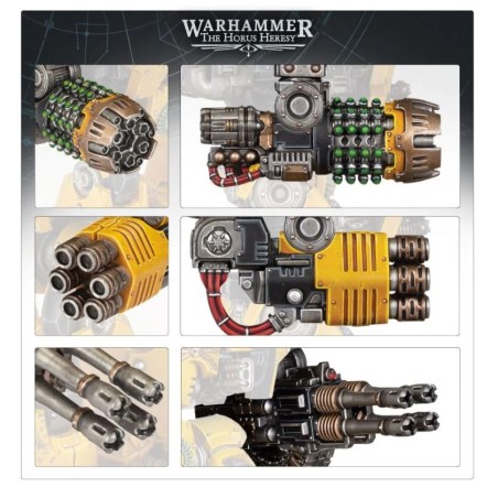 The Horus Heresy: Grappe d'Armes de Tir de Deadnought Léviathan de Siège