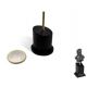Socle: Rond Mini Bustes 30mm Noir