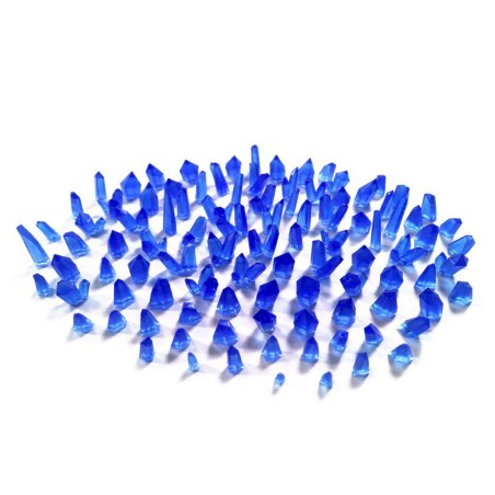 Décor: Cristaux en Résine Bleu