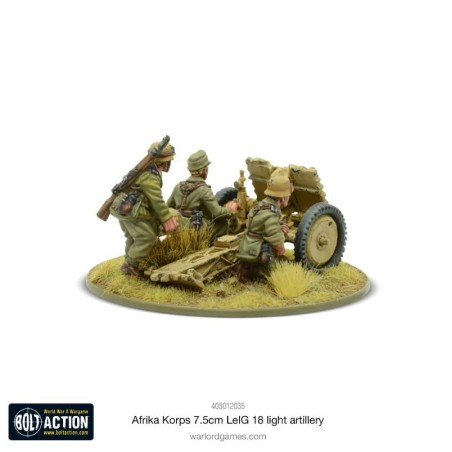 Bolt Action: Afrika Korps 7.5cm Leig 18 Light Artillery