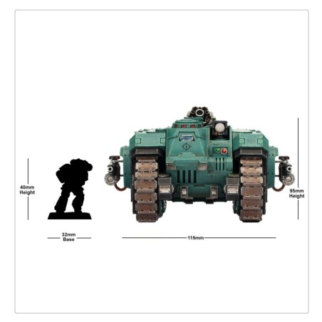 The Horus Heresy Fw: Arquitor Bombard with Graviton-Charge Cannon