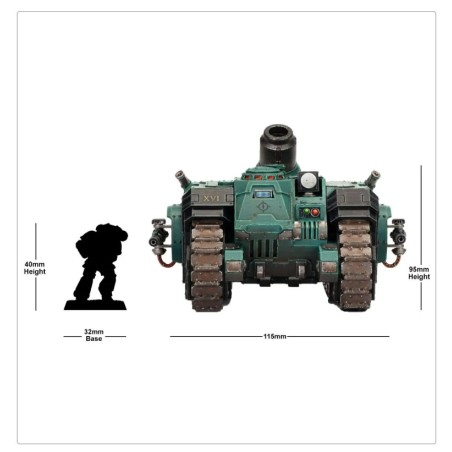 The Horus Heresy Fw: Arquitor Bombard with Graviton-Charge Cannon