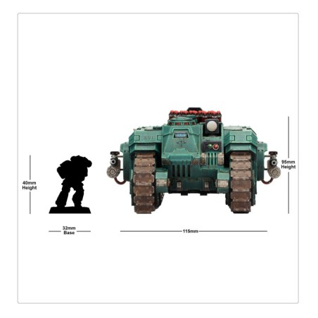 The Horus Heresy Fw: Arquitor Bombard with Spicula Rocket System
