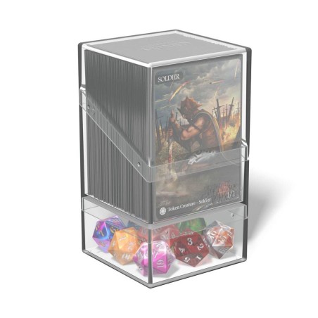 Deck Box: Boulder'n'Tray Deck 100+ Taille Standard Transparent