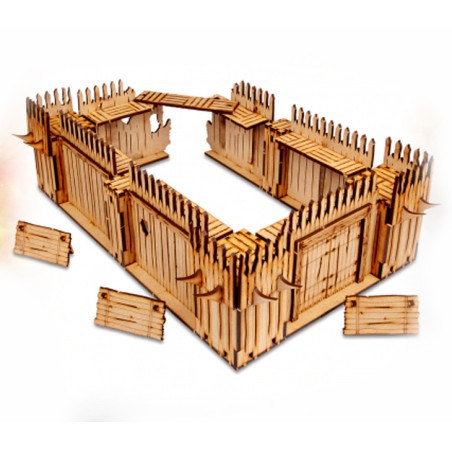 Décor: Domaine Sauvage - Murs de Palissade