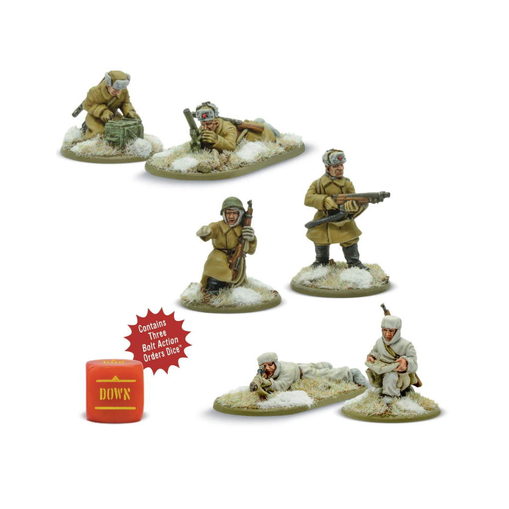 Soviet Army Weapons Teams Winter - Bolt Action Soviet Army Weapons Teams Winter - Bolt Action