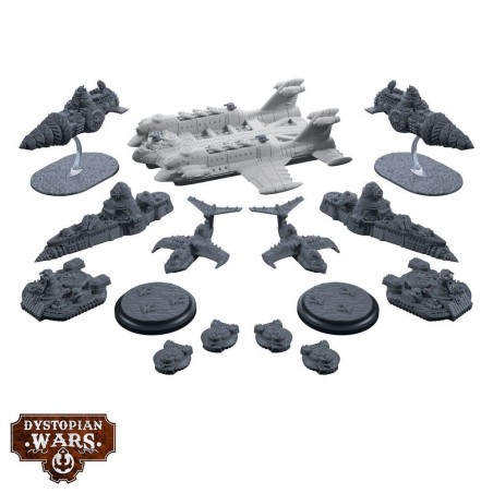 Dystopian Wars: Alexayev Battlefleet Set