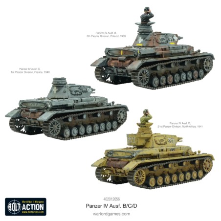 Bolt Action: Panzer IV Ausf. B/C/D