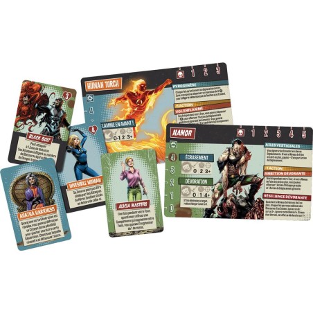 Zombicide: Marvel Zombies , Fantastic 4 Assiégés
