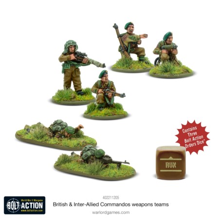 Bolt Action: British & Inter-Allier Commandos Weapons Teams