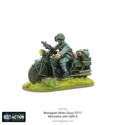 Bolt Action: Bersaglieri Moto-Guzzi GT17 MotorBike with LMG A