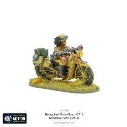 Bolt Action: Bersaglieri Moto-Guzzi GT17 MotorBike with LMG B