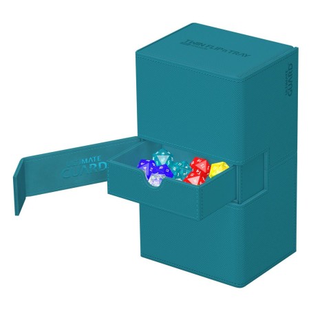 Deck Box: Boite pour Carte Flip'n'Tray 200+ Taille Standard XenoSkin Pétrole