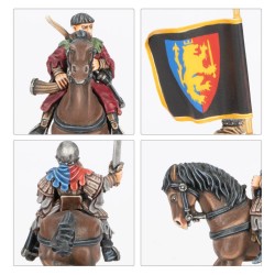 The Old World Bretonnie: Etat-Major Hommes de Sergent Montés