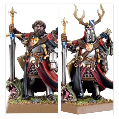 The Old World Bretonnie Fw: Chevalier Paladin en Quête avec Grande Arme