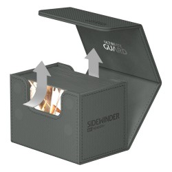 Deck Box: Sidewinder 80+ XenoSkin Grey