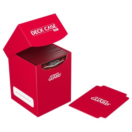 Deck Box: Boite pour Cartes 100+ Taille Standard Rouge