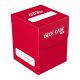 Deck Box: Boite pour Cartes 100+ Taille Standard Rouge