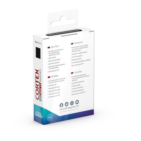 Sleeves: 60 Pochettes Cortex Noir Format Japonais