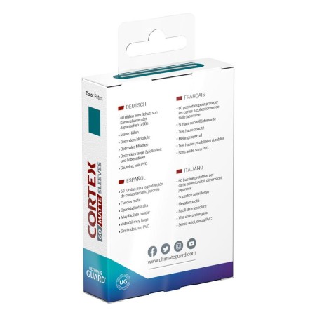 Sleeves: 60 Pochettes Cortex Petrol Format Japonais