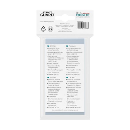 Sleeves: Precise Fit 100x Precise-Fit Format Japonais