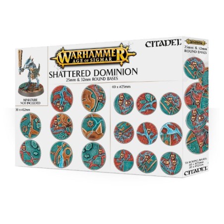 Shattered Dominion: socles ronds de 25 et 32mm