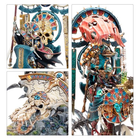 The Old World Khemri: Roi des Tombes sur Dragon d'Os Necrolithe